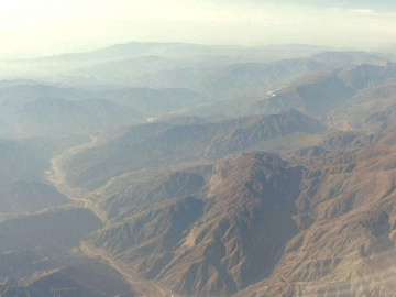Blick auf die argentinischen Anden