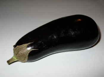 Aubergine Frucht